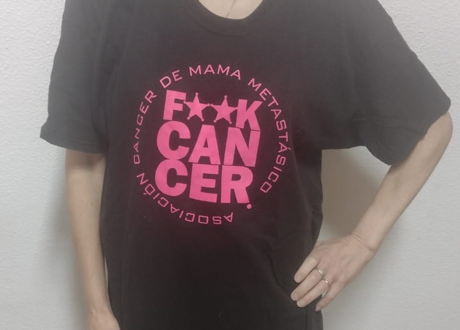 Camiseta negra F**k Cancer