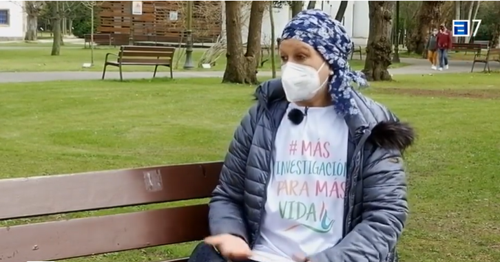 Elena Quirós, apuesta por la vida participando en un ensayo basado en la inmunoterapia.