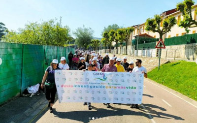 Marcha solidaria en Gallarta (Bizkaia)