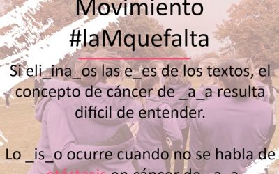 Omitir la «M» para visibilizar el cáncer de mama Metastásico