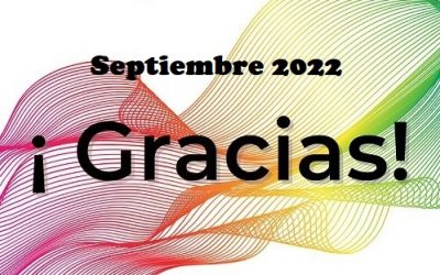 Agradecimientos Septiembre 2022