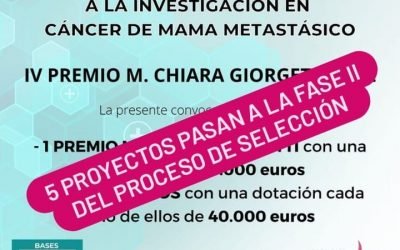 IV Premio M. Chiara. Fase II del proceso de selección.