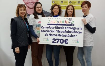 Mesa informativa en Úbeda (Jaén)