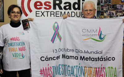 Nuestra compañera Fátima Martínez en ESRadio Montijo. Badajoz