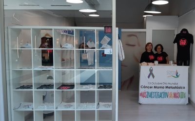Espacio solidario con productos de la Asociación en Bizkaia