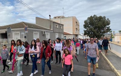 Marcha solidaria en San Miguel de Salinas (Alicante)