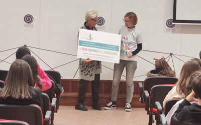 Mercadillo solidario de juguetes en Lauaxeta Ikastola en Amorebieta (Bizkaia)
