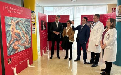Presentación de la exposición en el Hospital de Mérida (Badajoz)