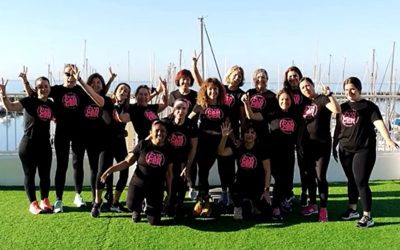 Apoyo desde el club Naútico Aguadulce (Almería)