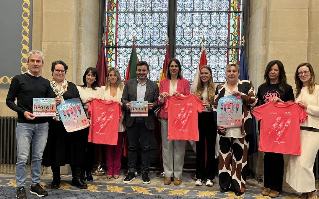 Presentación de la Carrera de la Mujer 2024 en Vitoria – Gasteiz