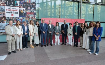 Presentación de la exposición Retratos con Esperanza en la Asamblea de Madrid