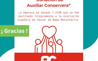 Sorteo Solidario en Auxiliar Conservera. Murcia