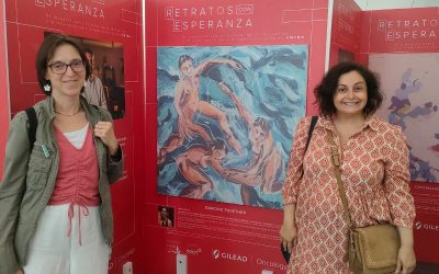 Presentación de la exposición Retratos con Esperanza en el Hospital Quirónsalud de Zaragoza