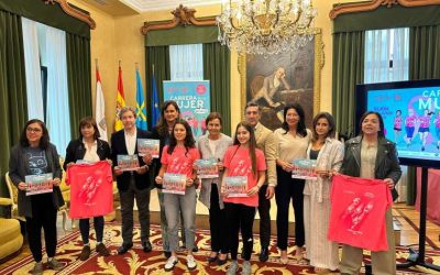 Presentación de la Carrera de la Mujer 2024 en Gijón (Asturias)