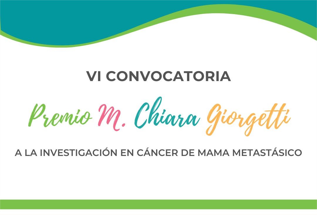 VI Convocatoria Chiara