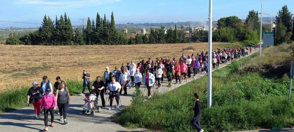 Fotografía de la Andada Solidaria de Binaced (Huesca)