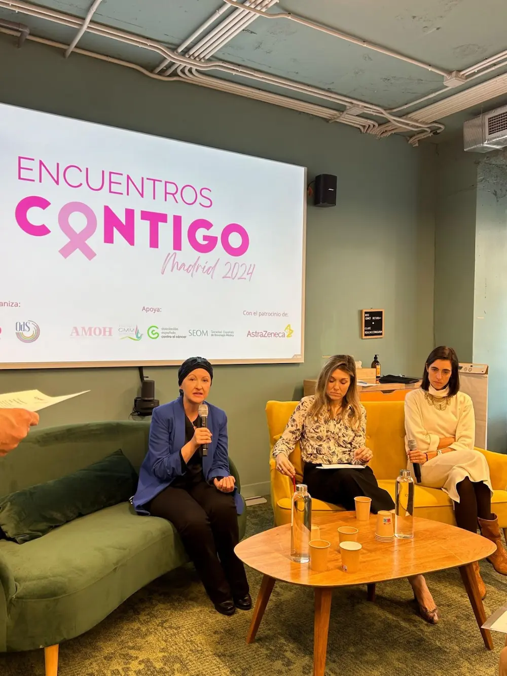 Fotografía de II Encuentros Contigo, hablando Gema Rodríguez (AECMM)