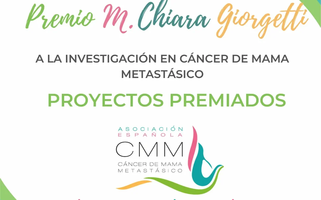 Cartel Proyectos Premiados VI Edición Premios Chiara