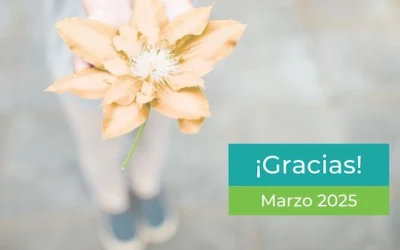 Agradecimientos marzo 2025