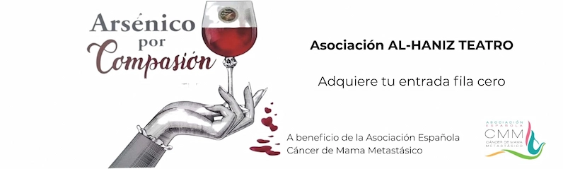 Banner para Fila 0 teatro solidario "Arsénico por compasión"