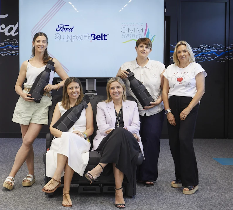 Presentación de Ford SupportBelt, ofrecido gratuitamente a través de la Asociación Española Cáncer de Mama Metastásico, AECMM