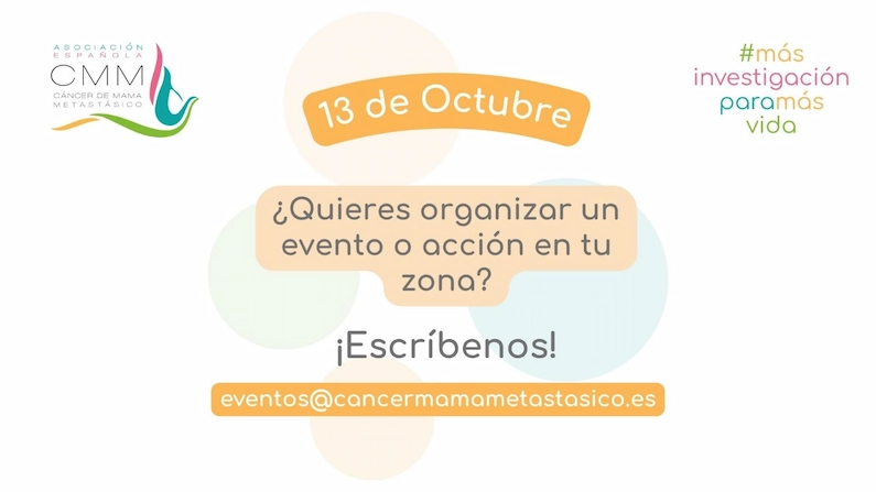 13 de octubre: Día del Cáncer de Mama Metastásico