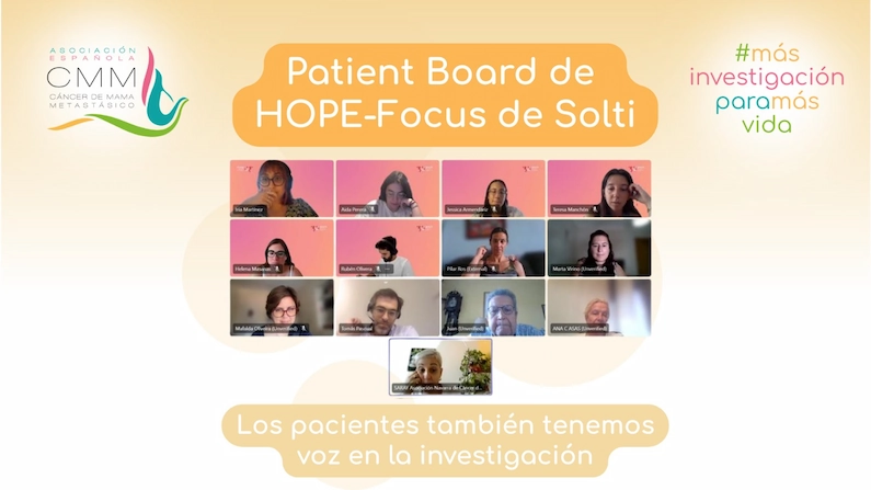 Patient Board de HOPE-Focus de SOLTI