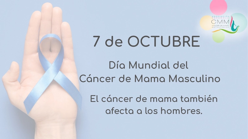 7 de octubre. Día Mundial del Cáncer de Mama Masculino