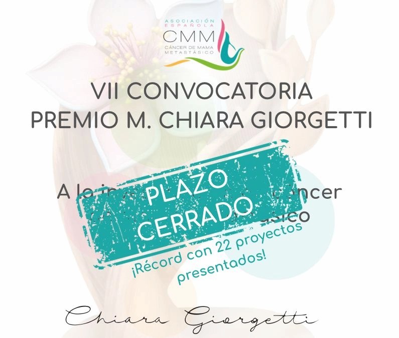 Portada para el artículo "VII Convocatoria del Premio M. Chiara Giorgetti. Plazo cerrado"