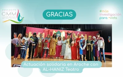 Actuación solidaria en Aroche con AL-HANIZ Teatro
