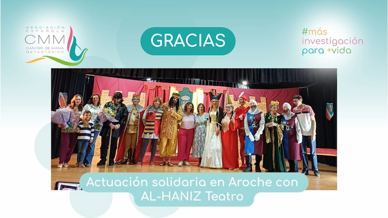 Portada para el artículo "Actuación solidaria en Aroche con AL-HANIZ Teatro"