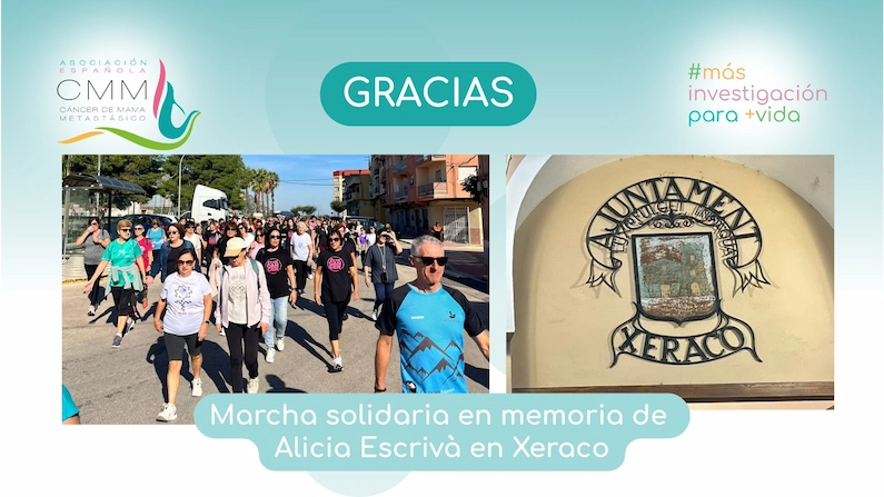 Portada para el artículo "Marcha solidaria en memoria de Alicia Escrivà en Xeraco"