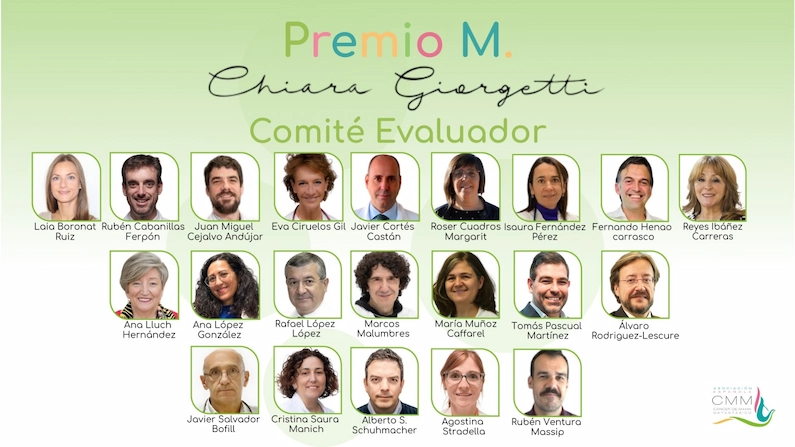 Comité Evaluador de la VII edición del Premio M. Chiara Giorgetti