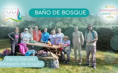Baños de bosque, iniciativa de Gob. Aragón y Cruz Roja
