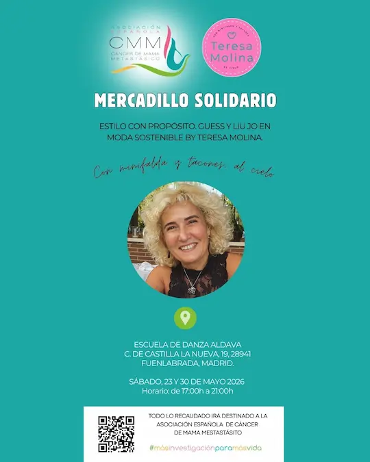 Cartel para el evento "Acto conmemorativo en memoria de Teresa Molina"