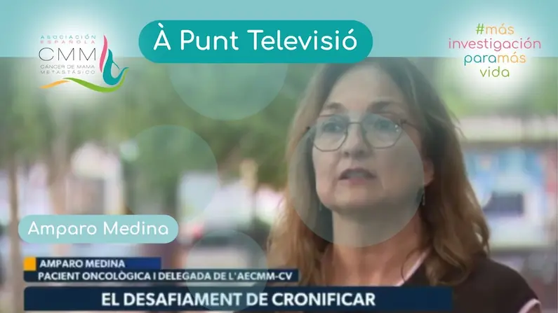 Amparo Medina entrevistada en À Punt Televisió