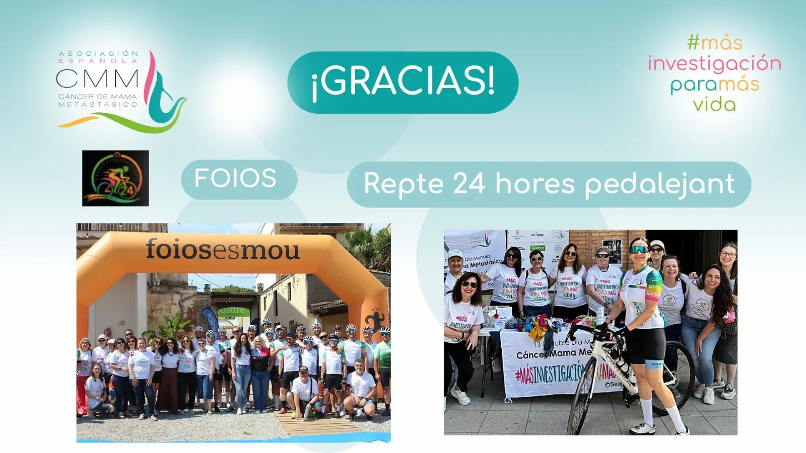 Portada para el artículo "Reto Pedaleando 24 Horas Foios"