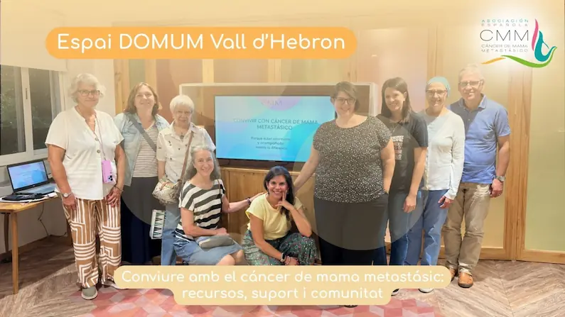 Portada para el artículo "Charla 'Convivir con el cáncer de mama metastásico'"