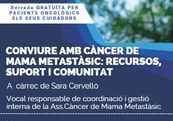 Charla «Convivir con el cáncer de mama metastásico»