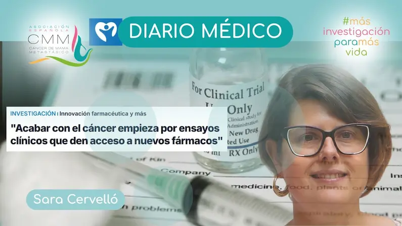 Portada para el artículo "Sara Cervelló entrevistada por Diario Médico"