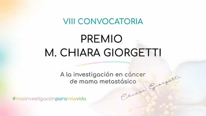 Portada para el artículo "VIII Convocatoria del Premio M. Chiara Giorgetti"