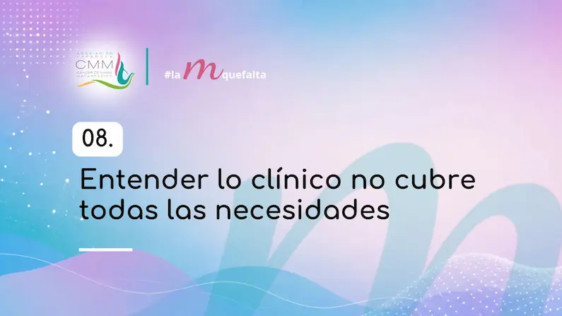 Portada para el artículo "Entender lo clínico no cubre todas las necesidades"