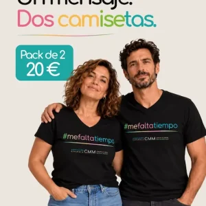 Camiseta #mefaltatiempo AECMM - Pack de 2